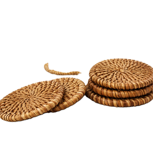 Posavasos de ratán tejido a mano tradicional para el hogar, hotel, restaurante, último diseño, tapete para mesa de comedor y café, accesorio de decoración para el hogar. - Product Image 3