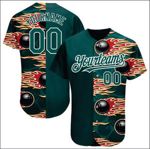 เสื้อเบสบอลแบบซับลิเมชั่นสั่งทำพิเศษสำหรับทีมของคุณ 00 ระบายเหงื่อได้ดี 100% โพลีเอสเตอร์ เสื้อผ้ากีฬาแขนสั้นสำหรับผู้ใหญ่แบบยูนิเซ็กซ์ - Product Image 1