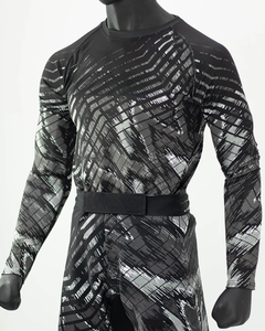 เสื้อรัดกล้ามเนื้อแขนยาว MMA ลายพิมพ์ซับลิเมชั่น แห้งเร็ว 220gsm สำหรับศิลปะการต่อสู้แบบผสมผสาน สำหรับผู้ใหญ่ - Product Image 4