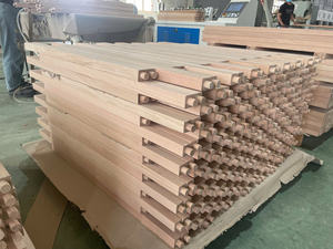 Poste de Escalera de Madera Maciza de Arce Duradero, Diseño Tradicional, Precio Competitivo, Piezas de Escalera al por Mayor, Muebles para Escaleras, 1 Año de Garantía - Product Image 5