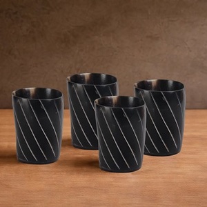Handmade Eco-Friendly Buffalo Horn Cup | Natural Modern Drinking Mug Natural Shape for <b>Beer</b> Wine Mead | F S INTERNATIONAL Uttar - Product Image 3