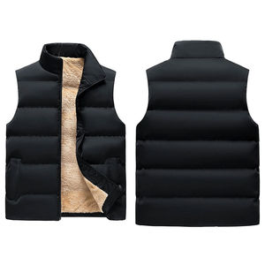 Chaleco Acolchado Unisex de Invierno, Forrado con Forro Polar Térmico, Cortavientos, Sin Mangas, para Uso Casual al Aire Libre, Cálido y Acolchado - Product Image 1