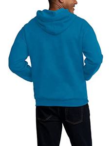 Sweat à capuche zippé intégral pour homme, de haute qualité, lourd, logo personnalisé, motif uni, vêtements de rue d'hiver, techniques de broderie - Product Image 2