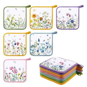 Meilleures ventes de protège-plat en coton pur personnalisé |   Potholder de cuisine résistant à la chaleur |   Fabricant indien - Product Image 1