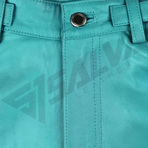 Pantalones de Cuero SALVA LEATHER, los Más Vendidos, Impermeables, Ligeros, de Invierno, a la Moda, al por Mayor, Personalizados, Estilo Vaquero, con Cierre - Product Image 6