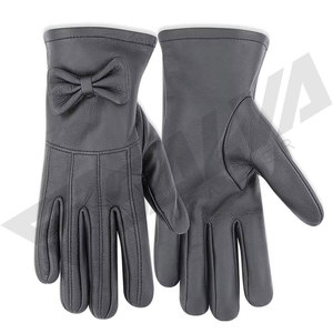 Lady Fashion <b>Long</b> Genuine Sheepskin Leather <b>Gloves</b> Winter-Season Driving and Party Outdoor <b>Gloves</b> Imported From Pakistan - Product Image 2