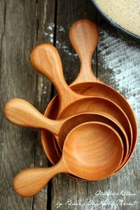 Handcrafted Solid Wooden Spoon Long Handle Heat Resistant Non-Stick <b>Safe</b> Kitchen Cooking <b>Tool</b> - Product Image 3