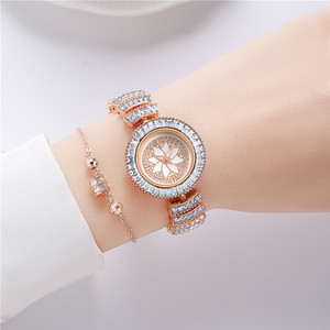 ชุดของขวัญนาฬิกาข้อมือผู้หญิงสุดหรู 9822 นาฬิกาผู้หญิง - Product Image 2