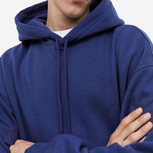 เสื้อฮู้ดผ้าฟลีซคอตตอนคุณภาพสูง ระบายอากาศได้ดี มีกระเป๋าเสื้อ แขนยาว สำหรับผู้ชาย ฤดูหนาว - Product Image 2