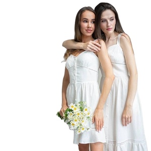 Maxivestidos y minivestidos de boda de lino de la mejor calidad para mujer Monos y monos largos Midi - Product Image 1