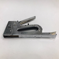 Pistolet à clous de charpente robuste 3-en-1 GS JY821, calibre 18, pour clous de finition 6(1/4")-14mm(9/16"), qualité industrielle/bricolage, manuel, garantie 1 an, chromé argenté