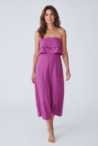 Vestido Tubo de Algodón para Mujer, Sin Tirantes, Casual, para Verano, Uso Diario, a Precio de Mayoreo - Product Image 1