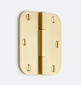 Classic Brass <b>Hinges</b> gold Finished Modern Design Durable Eco-Friendly Soft Closing Exterior Door <b>Hinge</b> for Office Home - Product Image 3