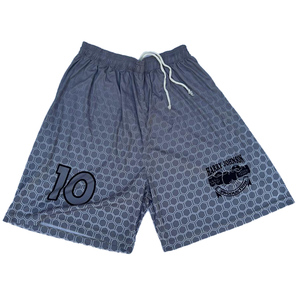 Pantalones Cortos Deportivos Transpirables de Malla con Estampado Sólido para Hombre, Cintura Elástica, Corte Regular, Marca Harry Johnson Production - Product Image 1