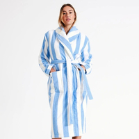 Jubah Mandi Wanita Mewah Berkualitas Tinggi, Tebal, Lembut, Gaya Kasual, Cepat Kering, Bernapas, Lengan Panjang, Cocok untuk Musim Dingin dan Semi