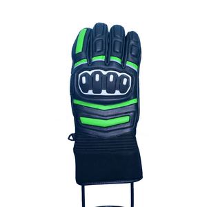 Guantes de Motocicleta de Cuero con Protección de Alta Calidad para Hombre, Guantes Deportivos de Cuero Acolchado - Product Image 2