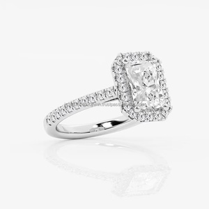 Arin Eternity Band IGI/GIA Oval Lab Grown Diamond 14K Oro Boda Anillo de compromiso Laboratorio Creado Joyería para mujeres - Product Image 1