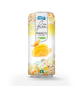 Boisson Tropi Juice 330ml en canette aluminium courte, 100% purée de fruits, faible en gras, stérilisée, fraîchement pressée, saveur pastèque et fruit de la passion - Product Image 5