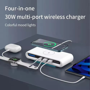 Batterie externe sans fil, station d'alimentation portable, station de charge USB Type C, chargeur de bureau pour téléphone portable - Product Image 2