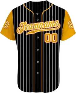 Camiseta de Béisbol con Rayas, Diseño Personalizado, Sublimación Completa, Marca Privada, Ropa Deportiva Ligera - Product Image 1