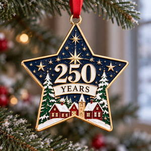 Metal <b>Christmas</b> Ornaments Personalized Custom Logo Tree Hanging Keepsake <b>Decoration</b> - Product Image 2