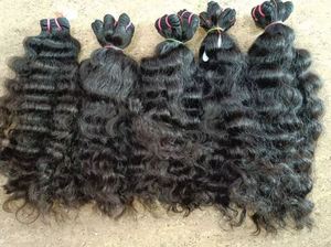 Cabello humano a granel para trenzas, negro natural, suave, liso y sin enredos, de un exportador indio a un precio asequible. - Product Image 4