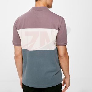 Nouveau style pour hommes : Polos d'été à manches courtes en toile unie, respirants et élégants, à prix abordable - Product Image 3