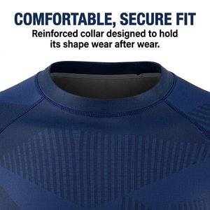 Custom Color Men's MMA <b>Rash</b> <b>Guard</b> Durable Polyester <b>BJJ</b> <b>Rash</b> <b>Guard</b> Sparring Practice Training Aid <b>Rash</b> <b>Guard</b> Custom Design - Product Image 2