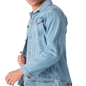 Outdoor Adventure Essential Solid Brown Embroidered Button-down Placket <b>Cropped</b> Jean <b>Jacket</b> Custom Men's Relaxed Fit Vintage - Product Image 5