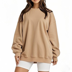 Sudadera para Mujer, Etiquetas de Marca Personalizadas Disponibles, Sudadera Extra Grande de Algodón y Felpa para Mujer, Proveedor al por Mayor - Product Image 4