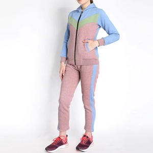 ชุดวอร์มผู้หญิงลายเสือดาวแบบใหม่ แขนยาว คอทรงกลม ไหล่ตก หลายสี - Product Image 5