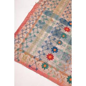 Lavinas Boho Kantha Suzani Embroidered <b>Quilt</b> Handmade Vintage Cotton Floral Eco-Friendly Washable All-Season Home Bedspread - Product Image 4