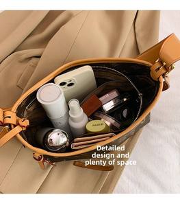 Luxury Designer Brand Women's <b>Medium</b> PU Large Capacity Tote Bag-Versatile Fashion Casual Beach Shoulder/Crossbody <b>Handbag</b> - Product Image 6