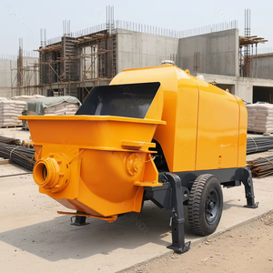 Hot sales Cost Effective Trailer Concrete <b>Pump</b> Towed Concrete <b>Pump</b> Towable Concrete <b>Pump</b> for <b>Small</b> Construction Projects - Product Image 1