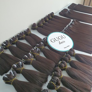 Extensiones de Cabello Humano Remy Virgen Vietnamita 100% Natural, con Doble Trama a Máquina, Ondulado Profundo Suelto y Liso, para Cabello Negro - Product Image 1