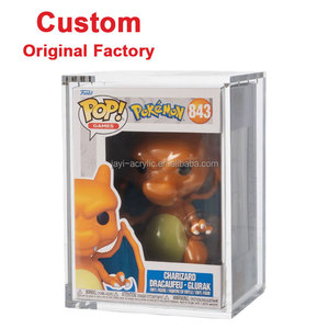 מותאם אישית ברור, כיף-קו פופ מגן פופ-תיק תצוגה stackable עם מכסה מגנטי - Product Image 1