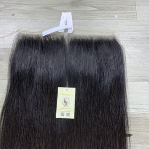 ผมเวียดนามแท้แบบตรงธรรมชาติ  ขนาด 5x5 HD Lace Closure  สำหรับผู้หญิงผิวสี  ปมเล็ก  ขายดี - Product Image 4