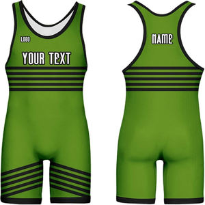 Singlet de Lucha Unisex Talla Grande, Elástico en Cuatro Direcciones, Secado Rápido, Transpirable, Ligero y Cómodo para Entrenamiento - Product Image 1