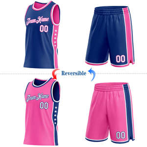 2026 Classic Dual Sided Basketball Uniform Custom Adult Sports Outfits Full Sublimation Logo Star Feature Trendy Design <b>Shorts</b> - Product Image 1