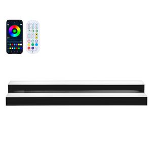 Espositore per Vini in Acrilico a 2 Livelli con Illuminazione LED USB, 30 Pollici, per Bar Domestico, con Telecomando RF - Product Image 1