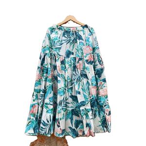 Falda Maxi India de Algodón Estampado Boho Ecológica con Diseño en Línea A para Mujer, Transpirable, Cintura Natural, Larga, con MOQ de 2 Piezas - Product Image 2