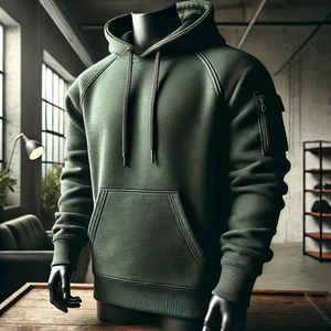 Sweat à capuche sportif personnalisé, entièrement zippé, avec cordon de serrage, en Spandex/Nylon, protection solaire UPF 50+, respirant, séchage rapide, respectueux de l'environnement - Product Image 4