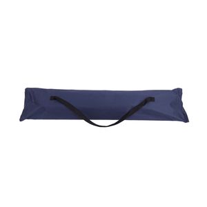 Sedia Sospesa in Tessuto Oxford Blu, Capacità 100kg, con Portabicchieri, Palo in Legno Perforato, Design per Spiaggia e Cortile - Product Image 3