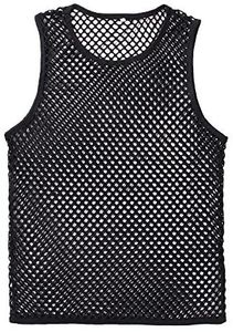 <b>Fish</b> <b>Net</b> Men's Sleeveless Tank <b>Top</b> Square Collar Quick Dry Breathable Gym Vest OEM Manufacturer - Product Image 3