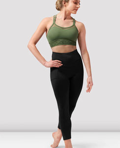 Venta al por mayor de fábrica Pantalones de yoga con bolsillo Control de barriga Leggings de cintura alta Secado rápido Logotipo personalizado Spandex / Nylon Leggings de yoga - Product Image 6