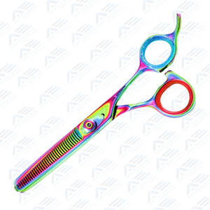 Fábrica baja MOQ ceja profesional peluquería estilismo tijeras de adelgazamiento cizalla instrumentos de belleza - Product Image 2