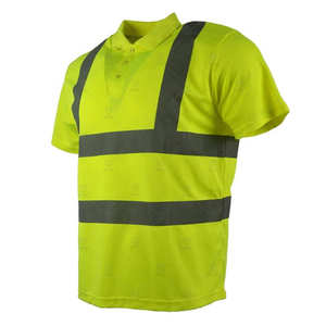 Camisetas Polo de Alta Visibilidad, Reflectantes, Transpirables, 100% Poliéster, Personalizables en Color/Logotipo/Diseño para Hombre, Construcción - Product Image 2