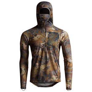 Camiseta Térmica Transpirable de Camuflaje para Caza con Capucha y Máscara Facial Integrada, Ropa de Exterior con Absorción de Humedad - Product Image 3