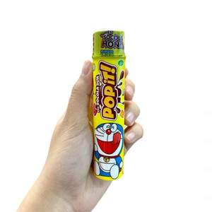 Venta al por mayor de dulces Doraemon en tubo, chocolate con leche, Popit multicolor, relleno de caramelo duro, forma de bola, sabor dulce, bandeja de 180g, suministro directo - Product Image 1
