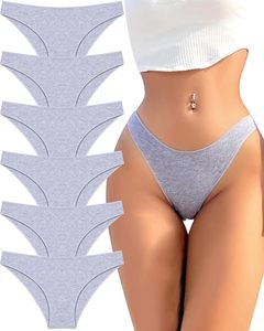 กางเกงในผู้หญิงผ้าฝ้ายแบบ Thong ใส่สบาย ยืดหยุ่น ระบายอากาศได้ดี ปกปิดน้อย เอวต่ำ รับผลิตแบบ OEM แบรนด์ส่วนตัว - Product Image 1
